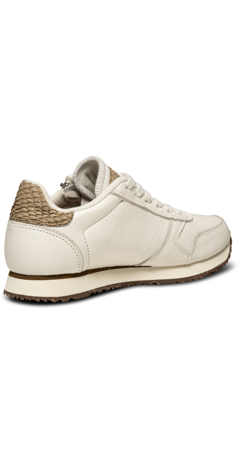 Sneakers med lynlås blanc de blanc