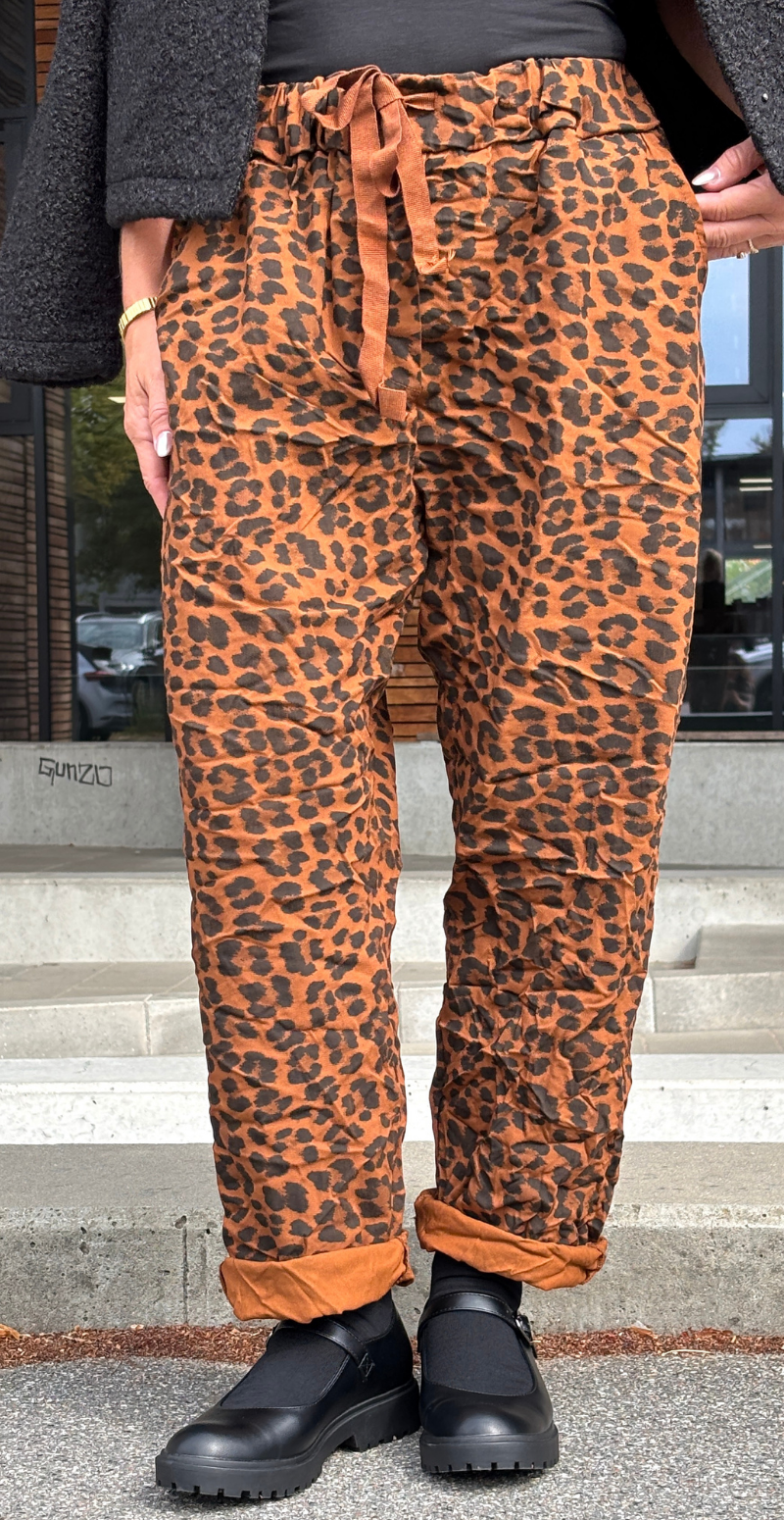 Spige leopard buks cognac Likelondon