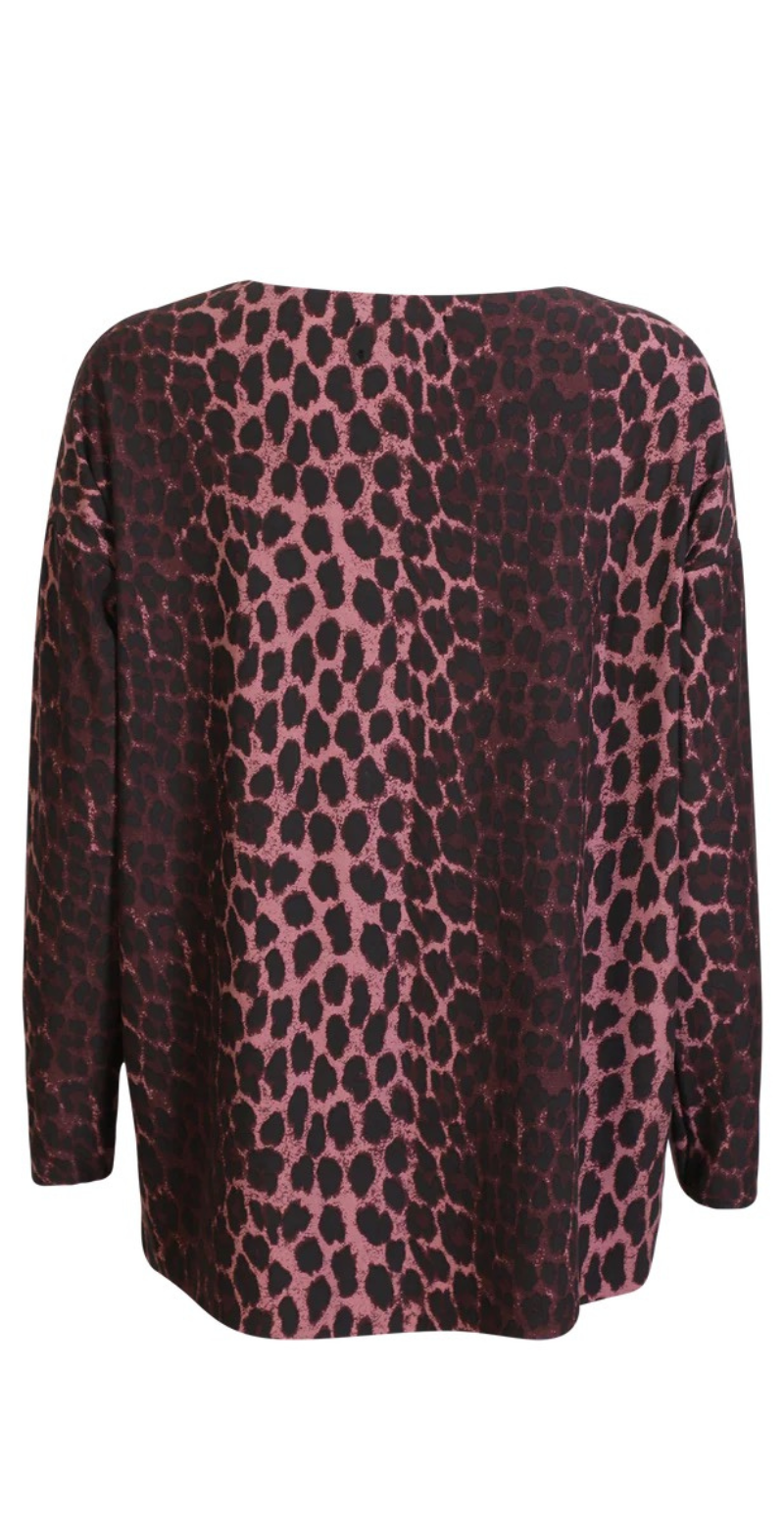 Alma bluse bordeaux leo