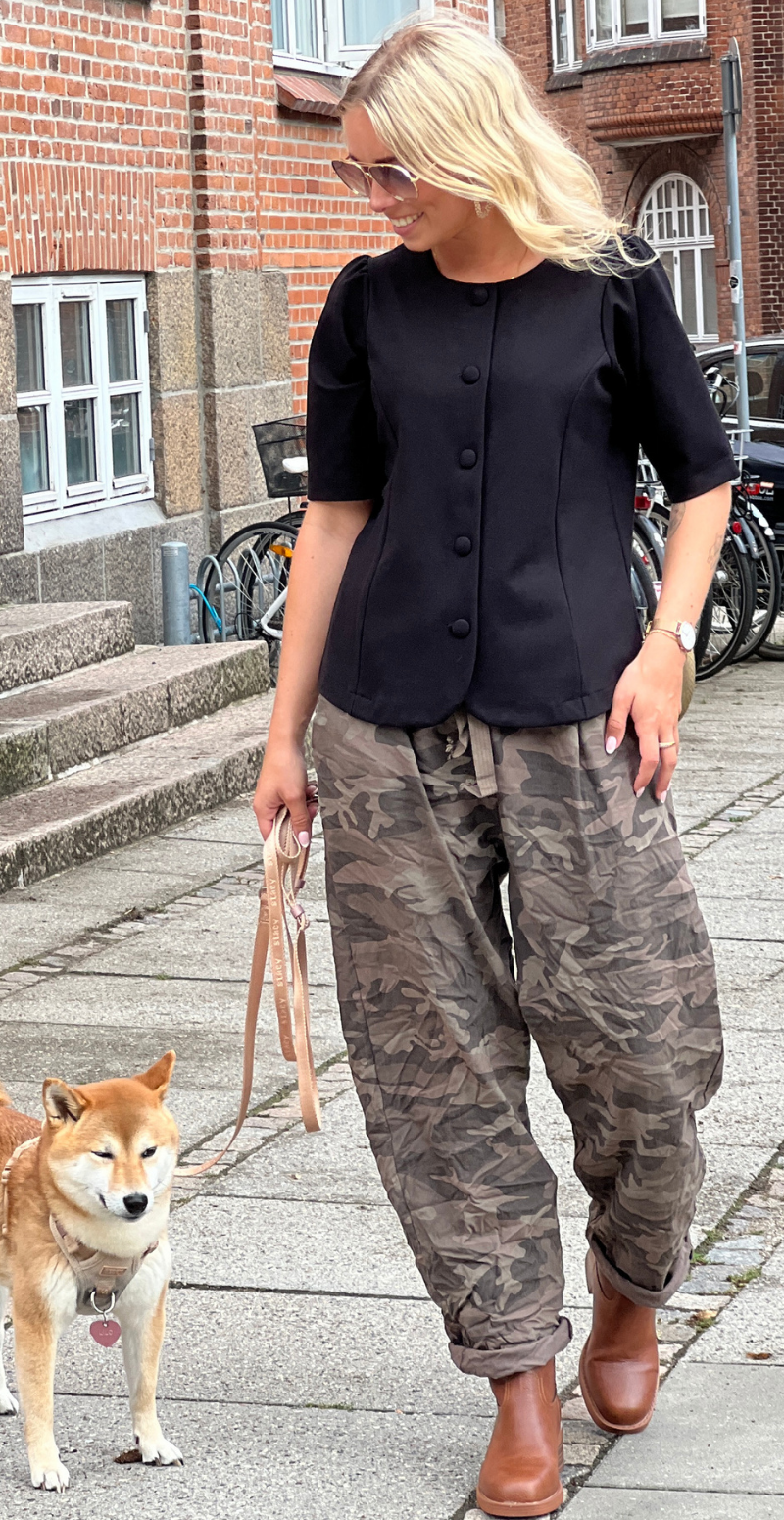 Spige camouflage bukser fango scuro LikeLondon