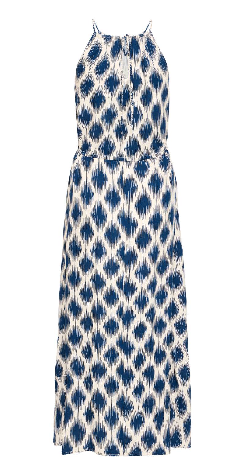 Joella slip dress ogee med blue B.young