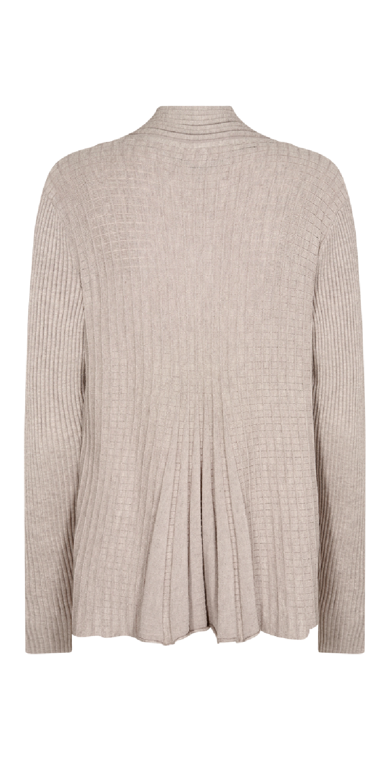 Kort claudisse cardigan sand bagfra
