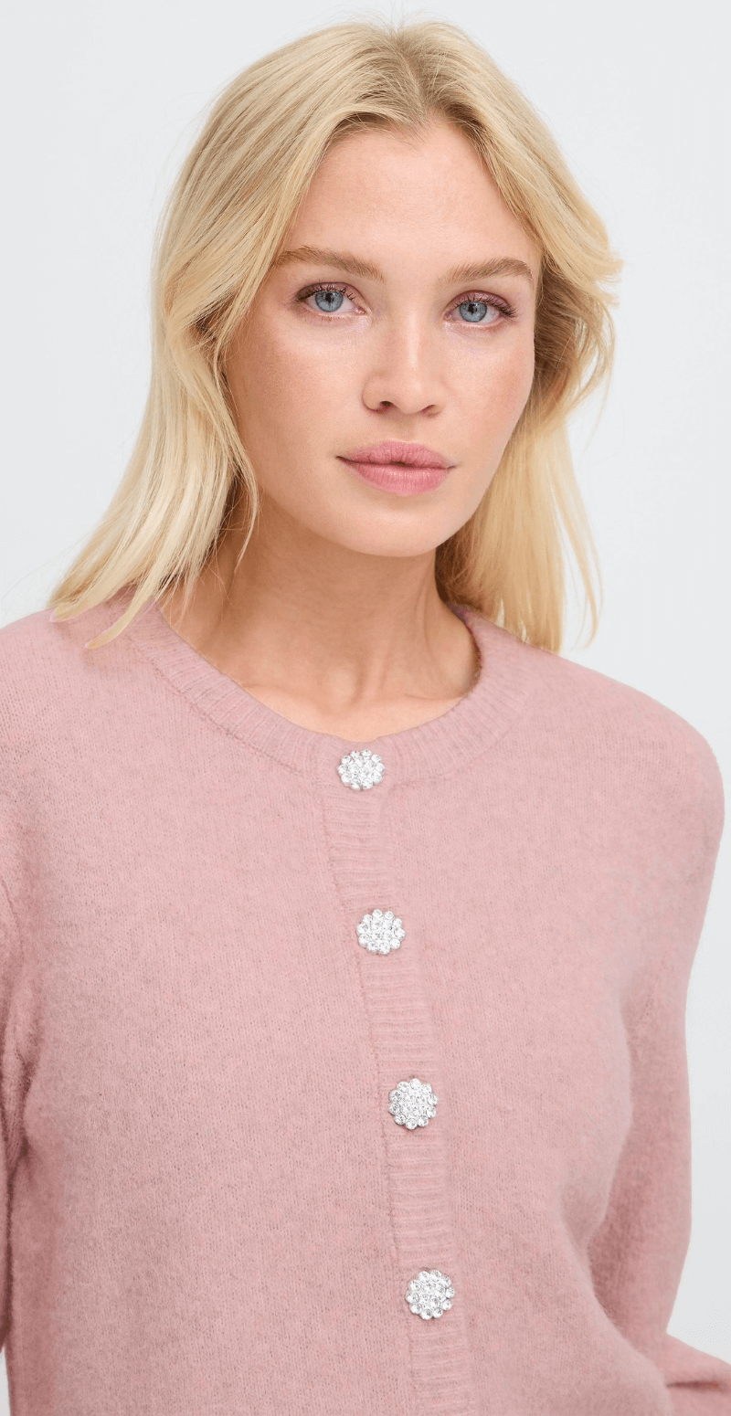 Minna cardigan pale mauve melange B-young