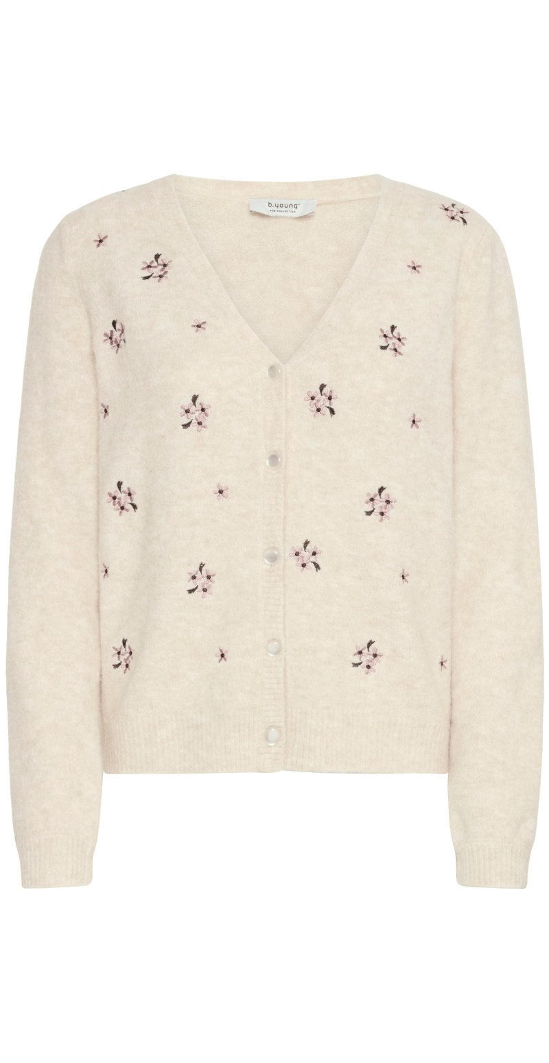 Omea cardigan birch melange