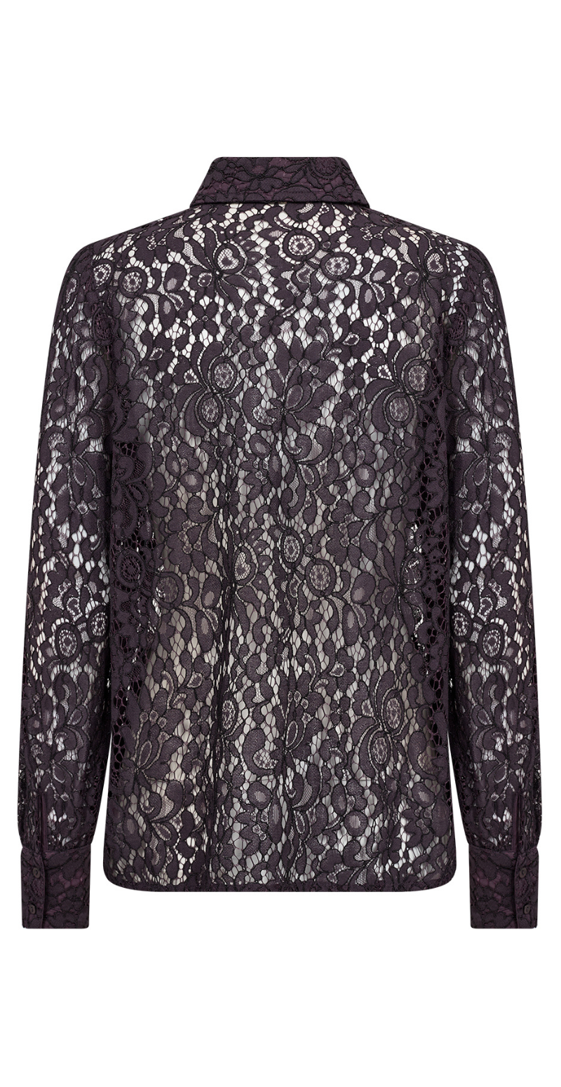 Nilla blonde skjorte lilla Soyaconcept