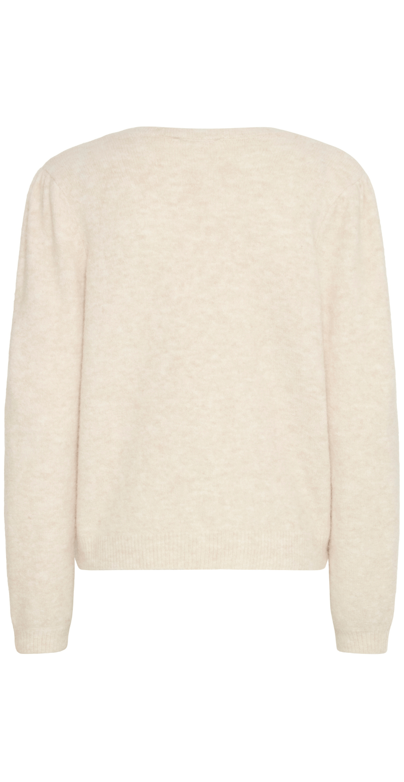 Omea cardigan birch melange