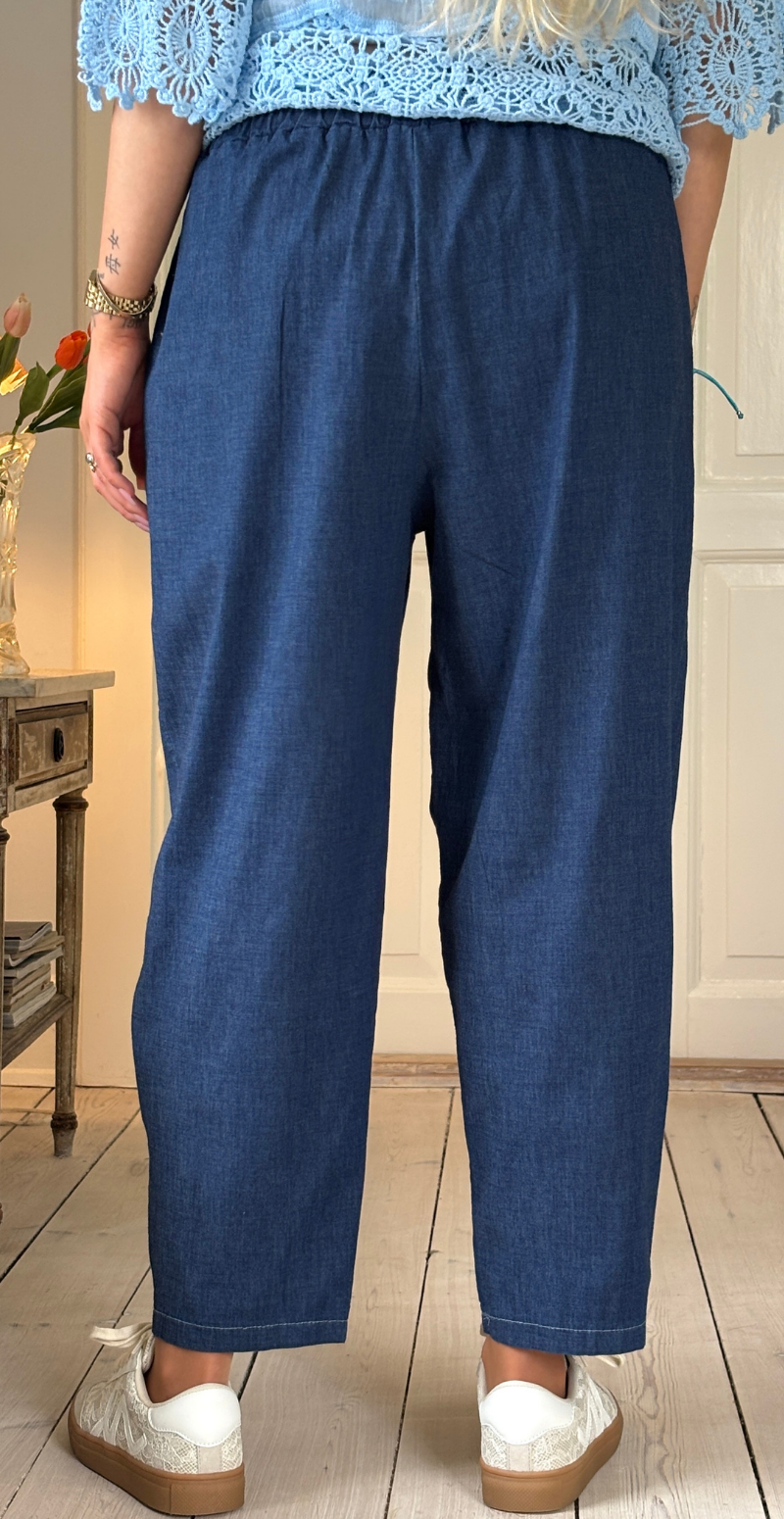 Enna denimbukser med lommer foran dark jeans LikeLondon