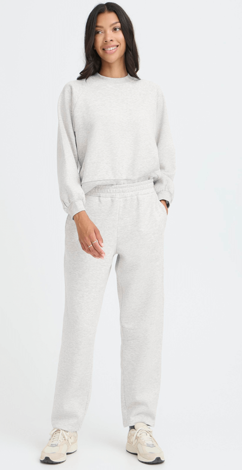 Mille sweatpants light grey melange