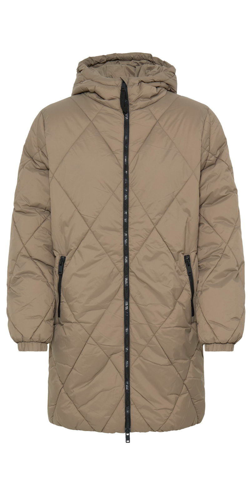 Bomina frakke walnut