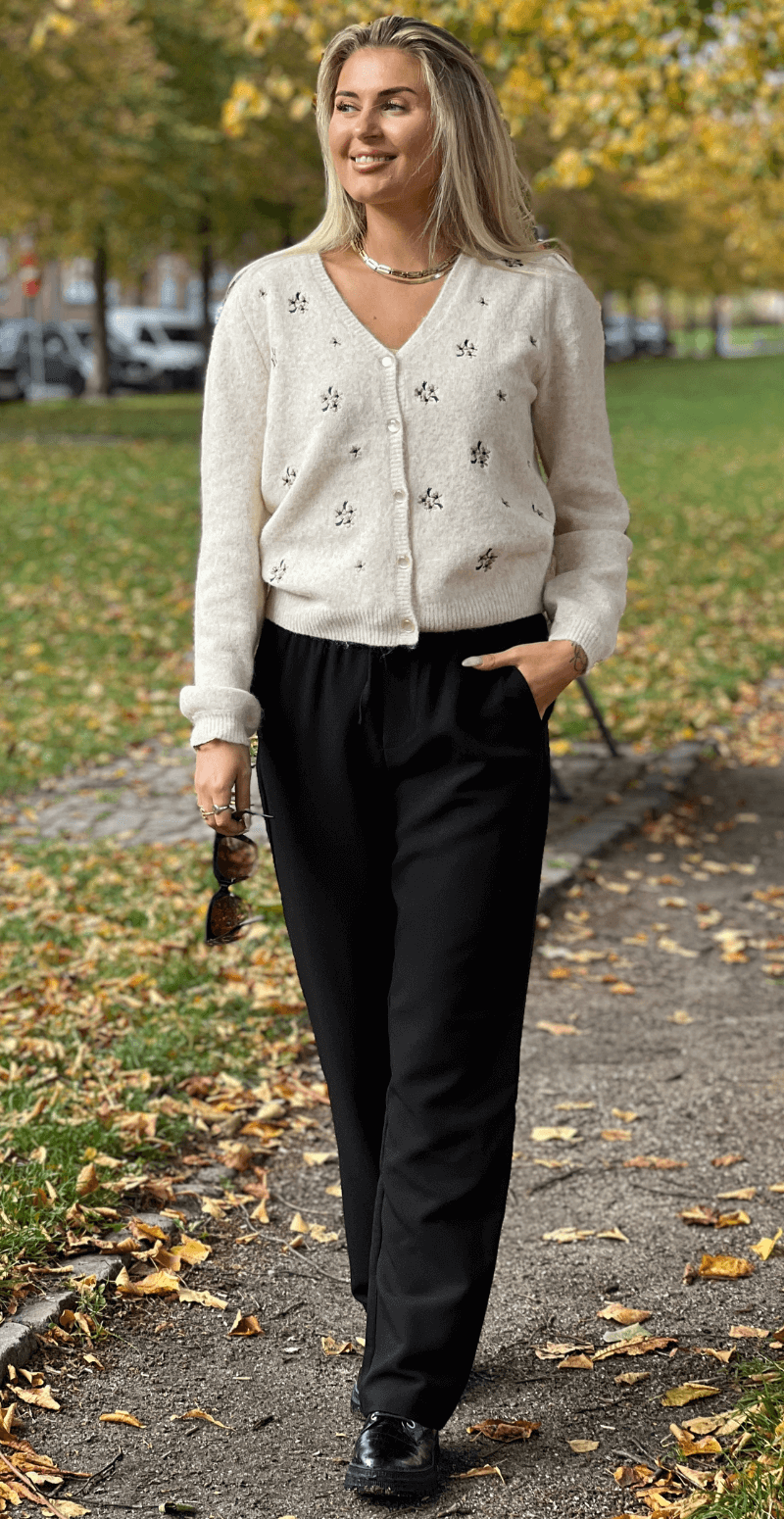 Omea cardigan birch melange