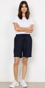 Sally shorts med elastik og lommer navy