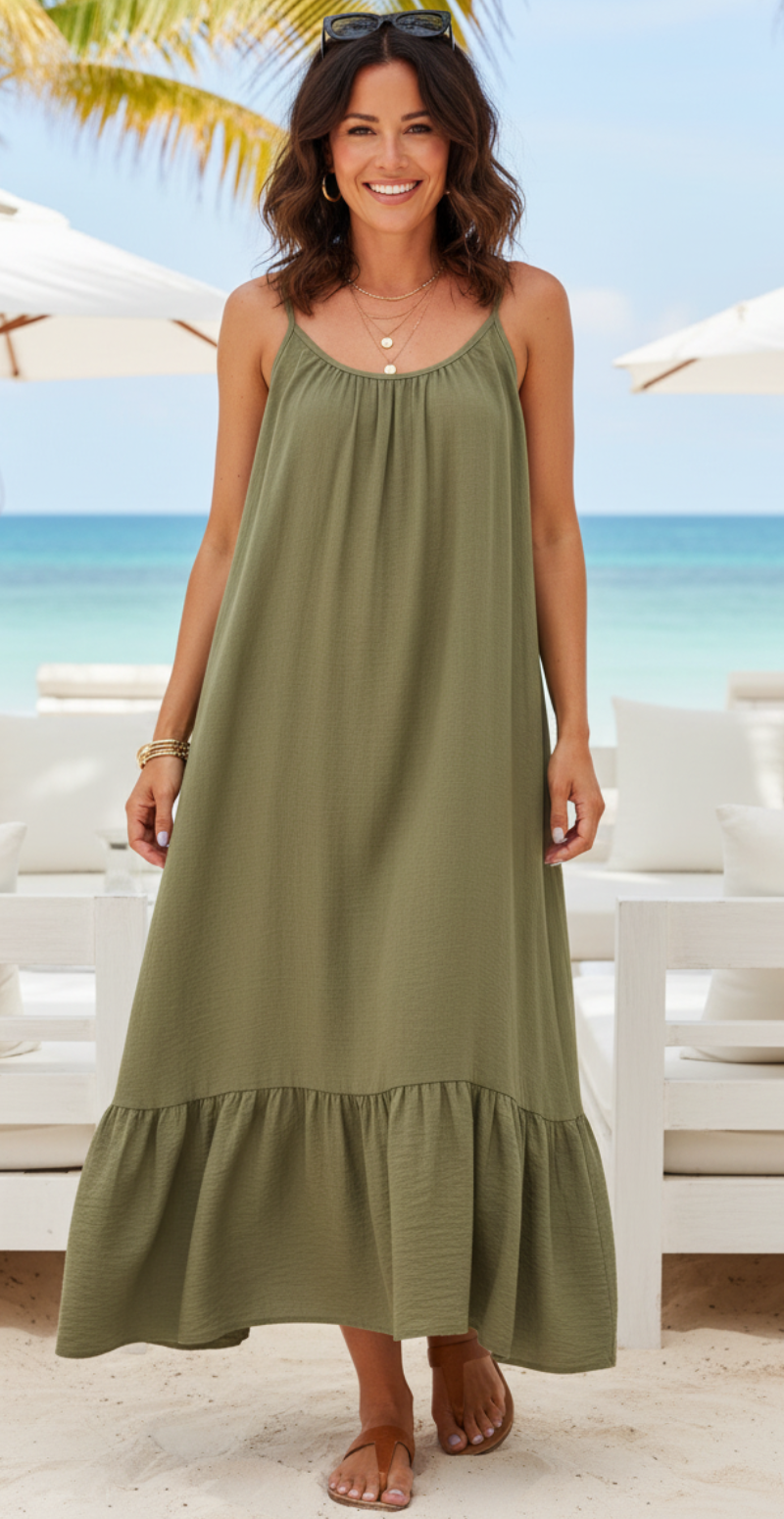 Forudbestil uge 27 Lydia stropkjole med peplum militare LikeLondon