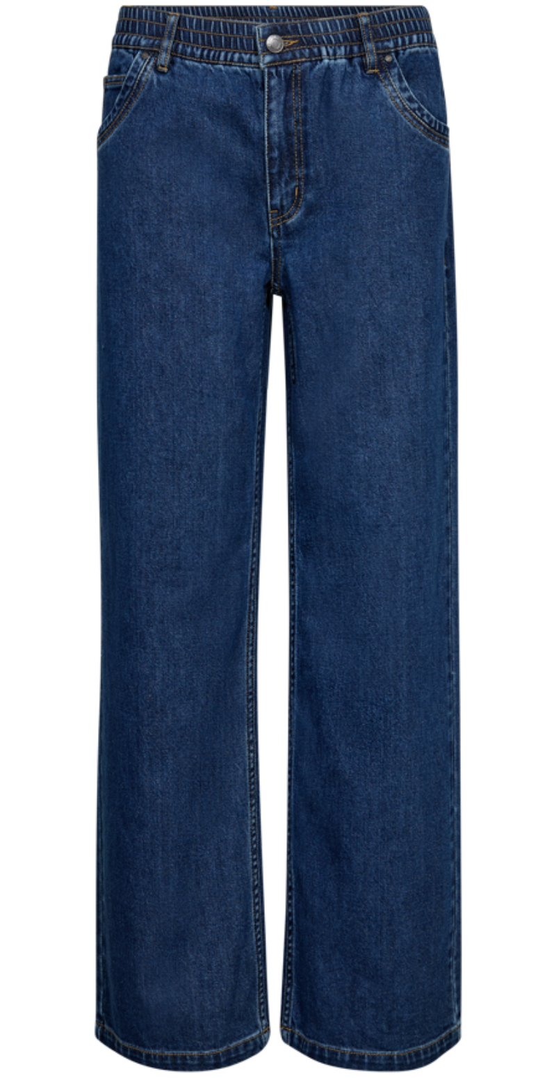 Rinna bukser medium blue denim