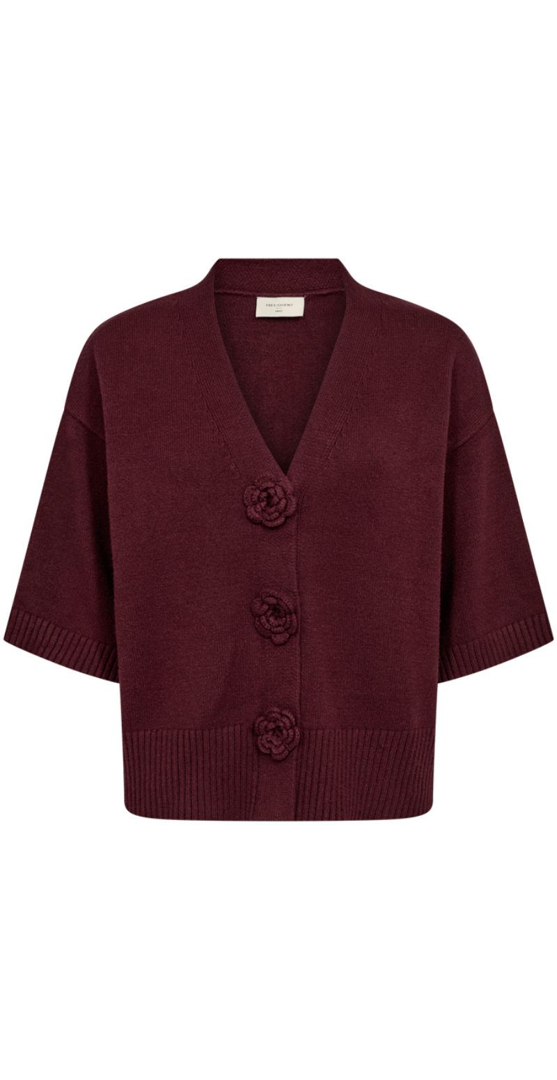Alpi cardigan med hæklede knapper port royale