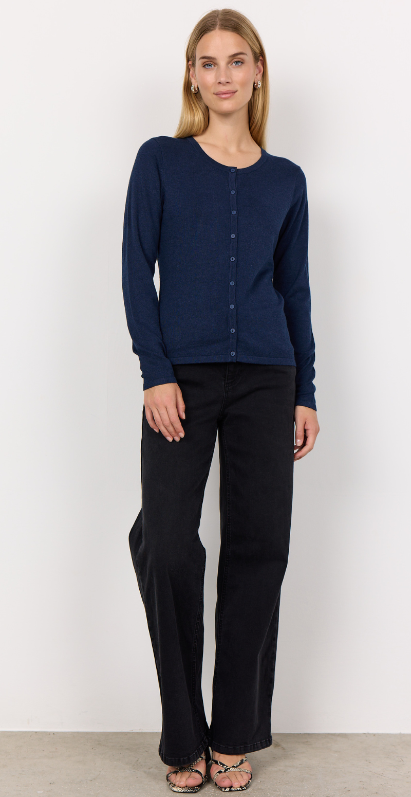 Dollie Cardigan Navy Soyaconcept