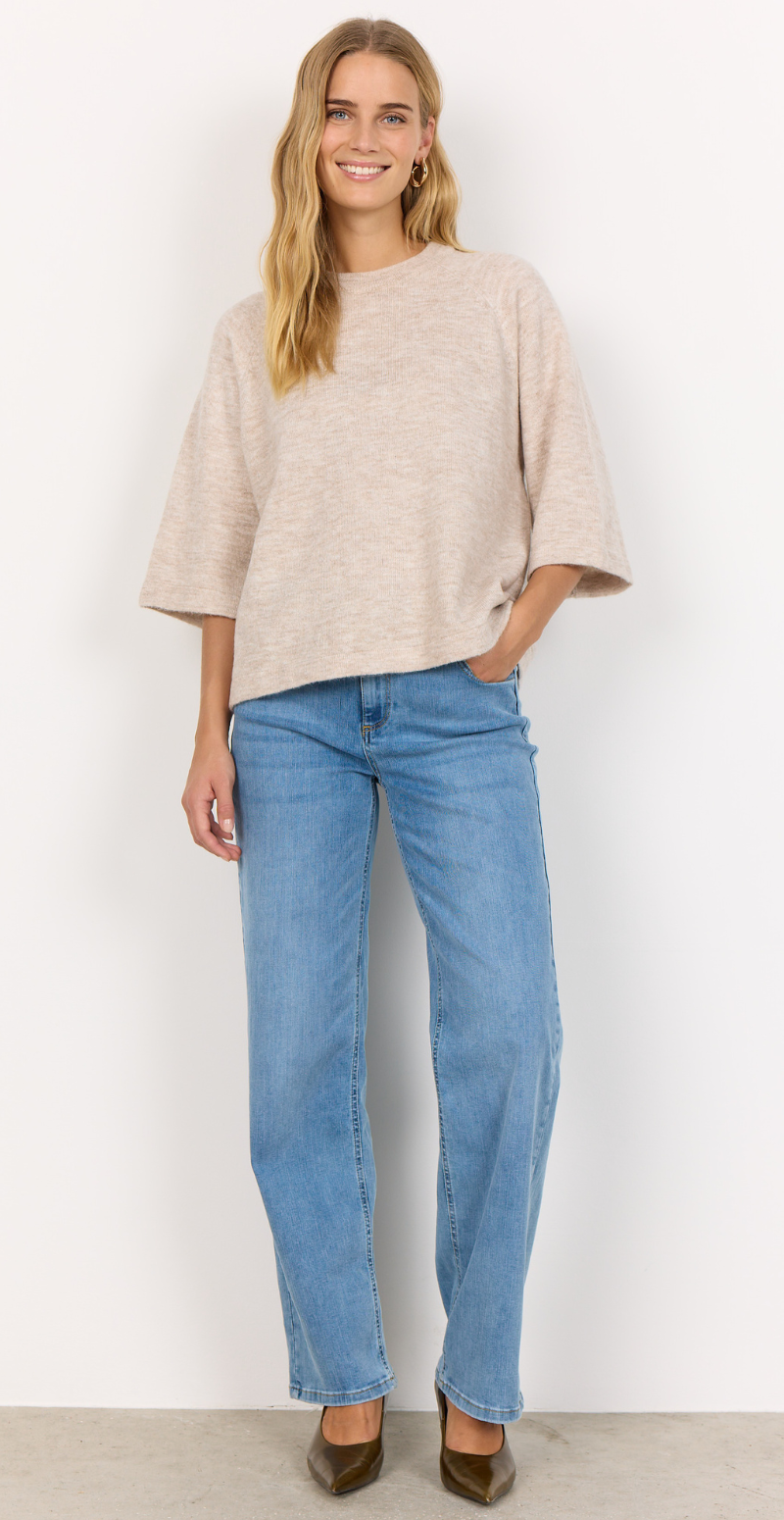 Orlean pullover taupe