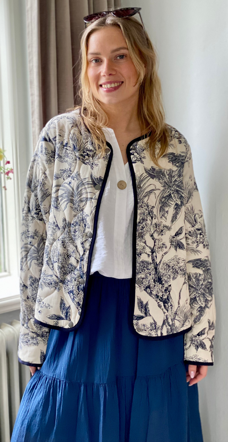 Carli jakke navy Likelondon