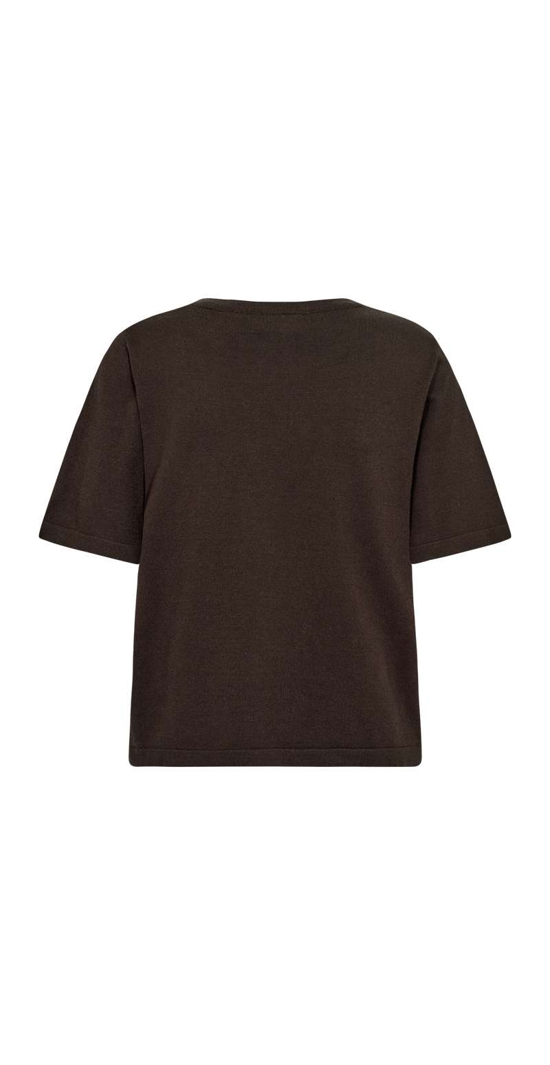 Rose pullover med korte ærmer og stræk mole Freequent