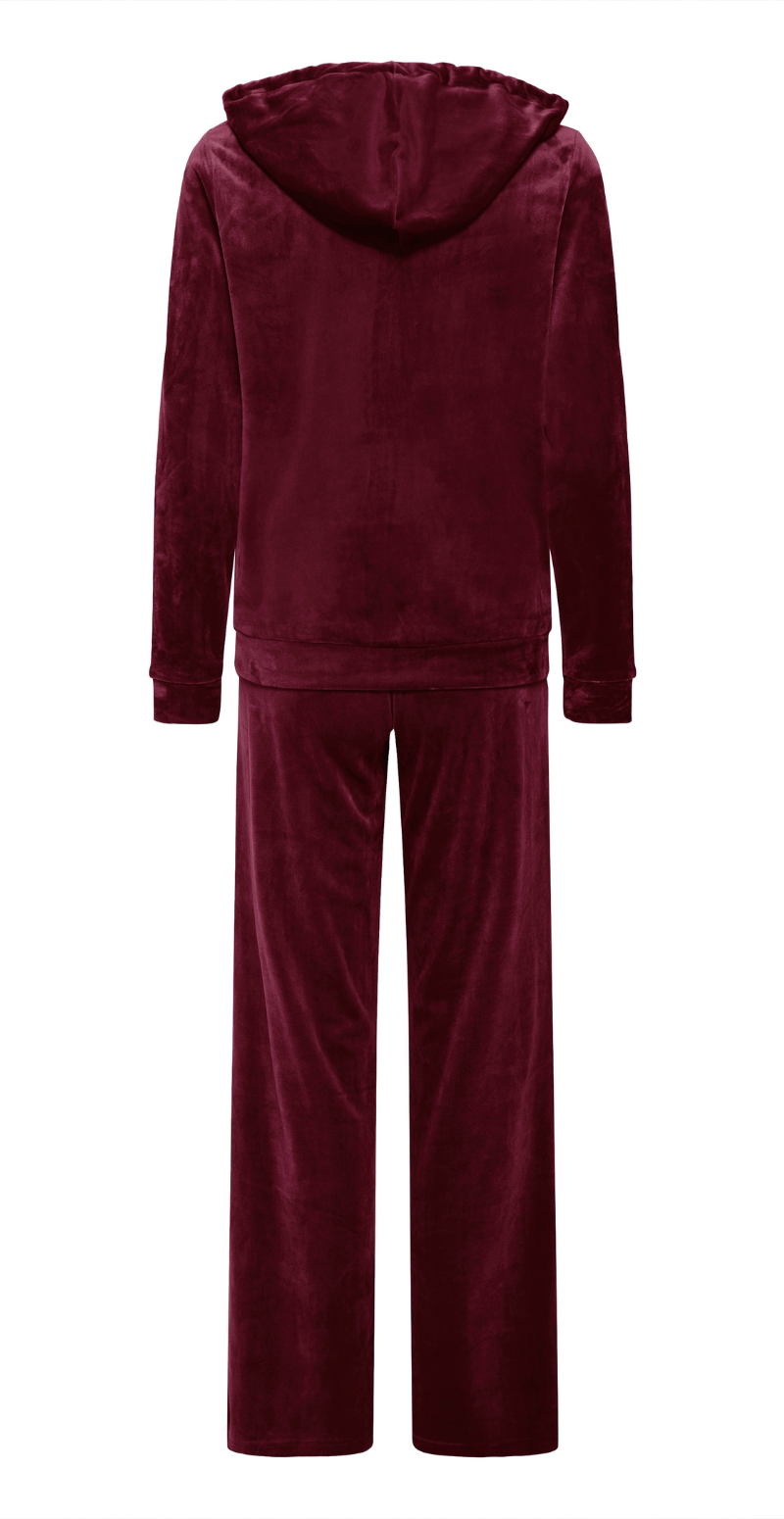 Mitza velour sæt med bukser og cardigan fig B.young