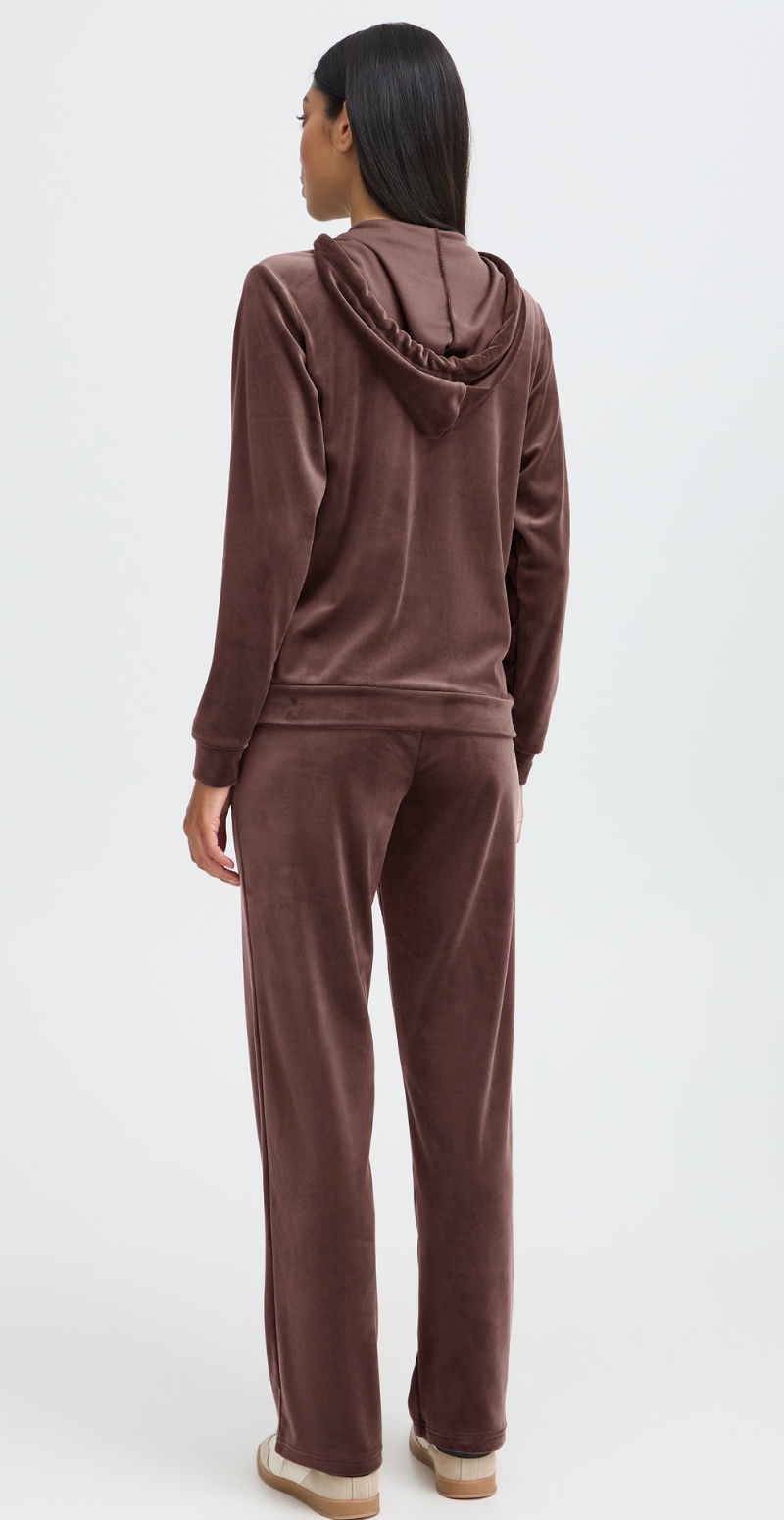 Mitza velour sæt med bukser og cardigan java B.young