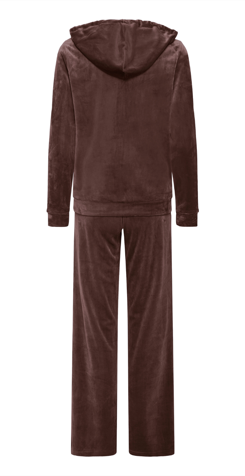 Mitza velour sæt med bukser og cardigan java B.young