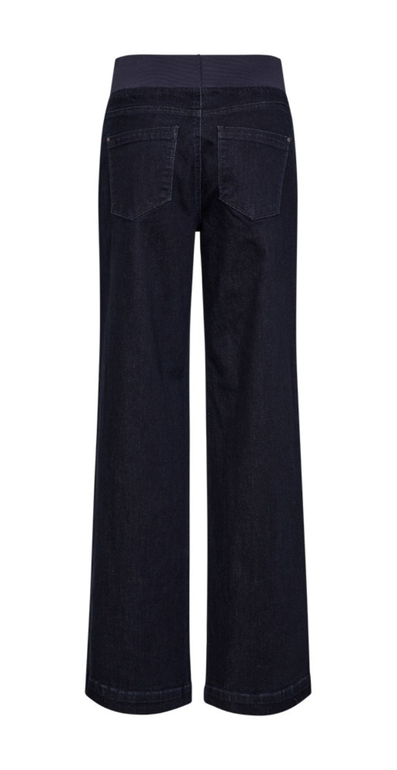 Shantal bukser med power stretch dark blue Freequent