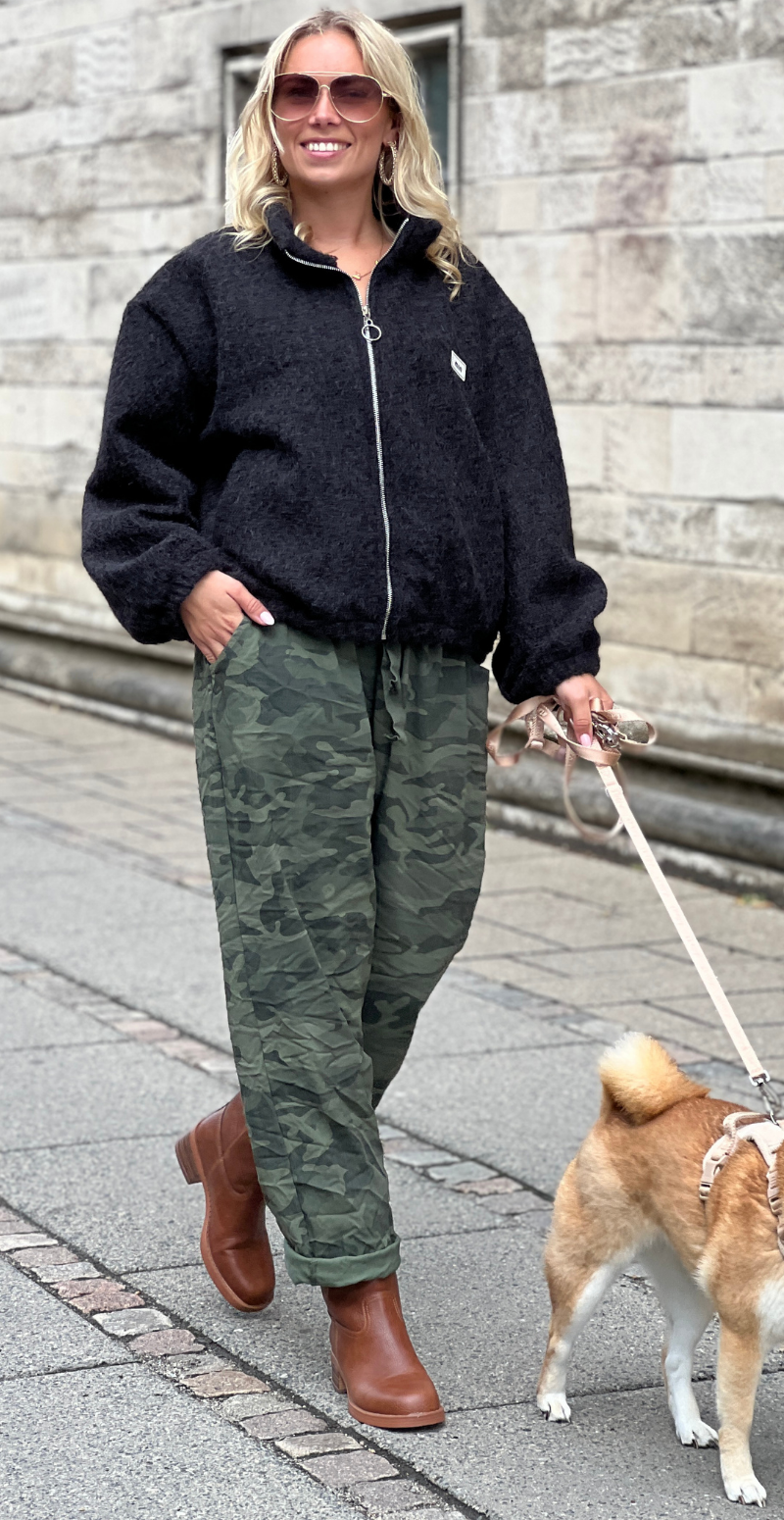 Spige camouflage bukser dark army LikeLondon