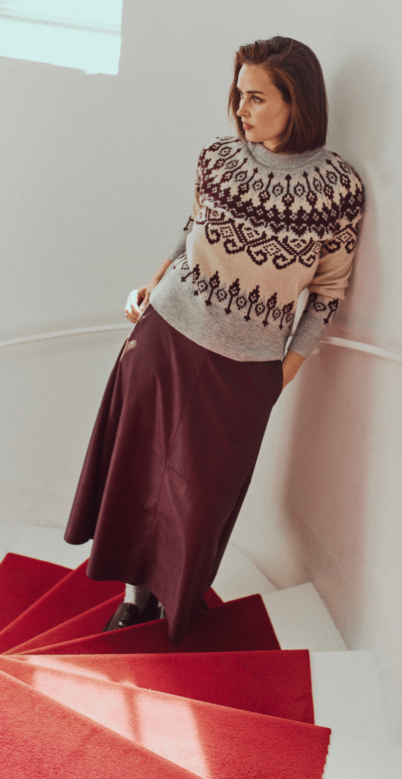 Harley faux læder nederdel port royale FreeQuent