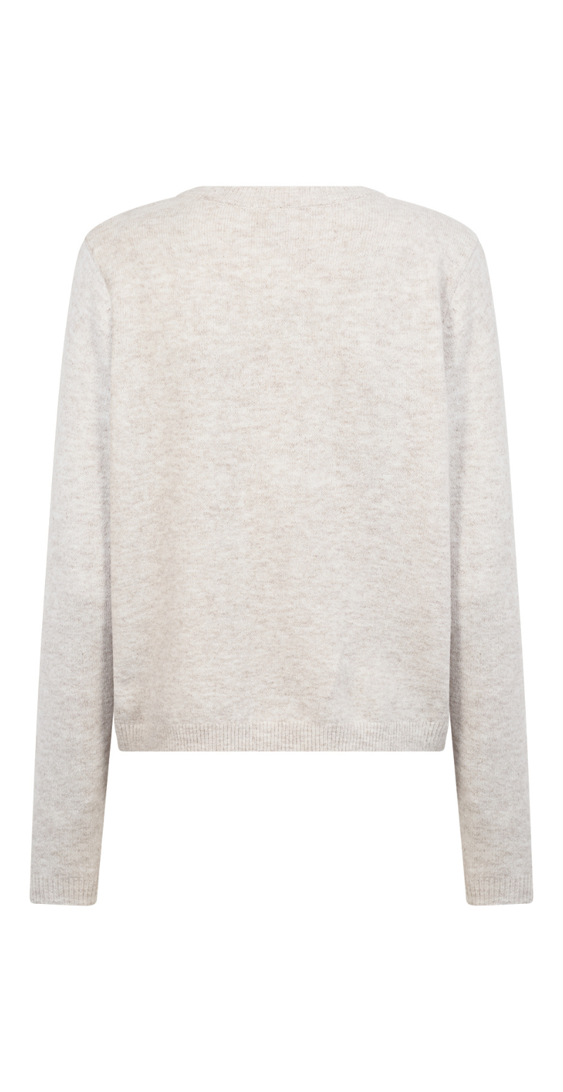 Orlean cardigan taupe Soyaconcept