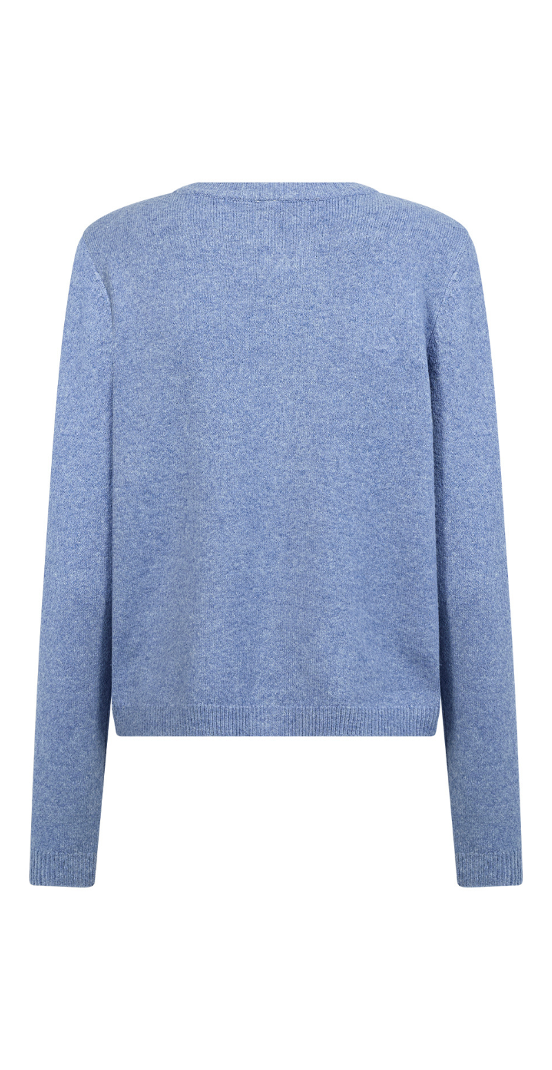 Orlean cardigan blå Soyaconcept