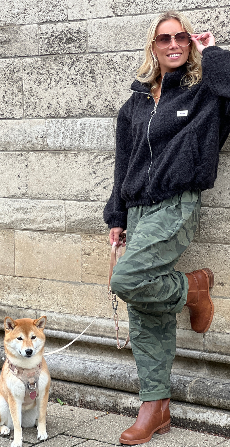 Spige camouflage bukser dark army LikeLondon