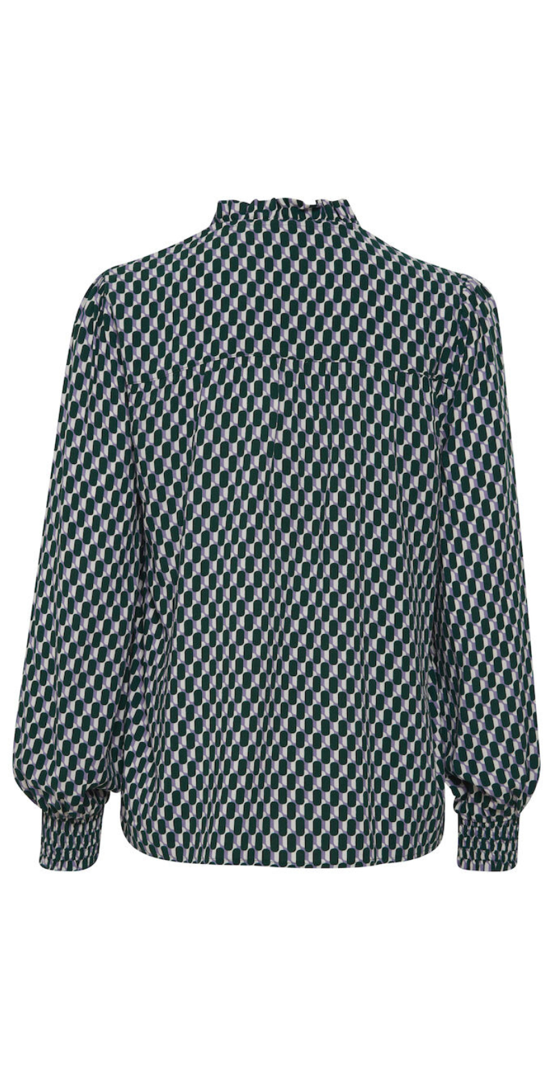 Josa bluse med v-halsudskæring dusk mix b.young