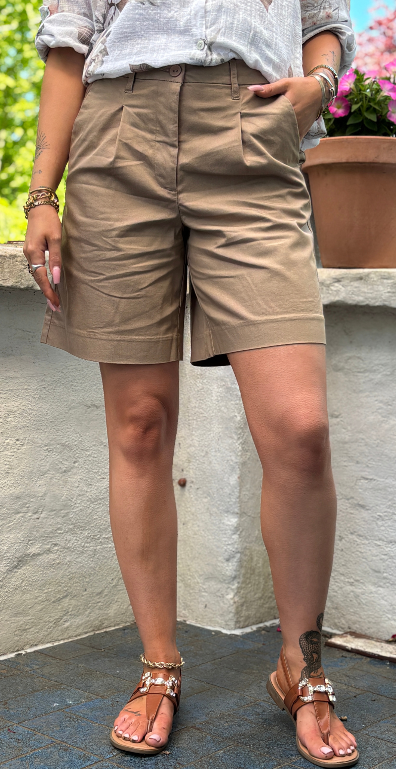 Haye shorts med læg silver mink Freequent