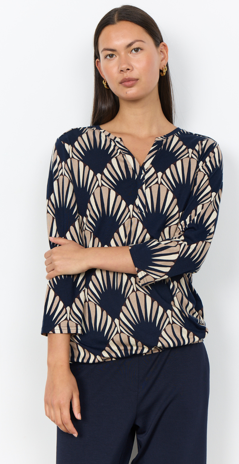 Felicity bluse navy Soyaconcept