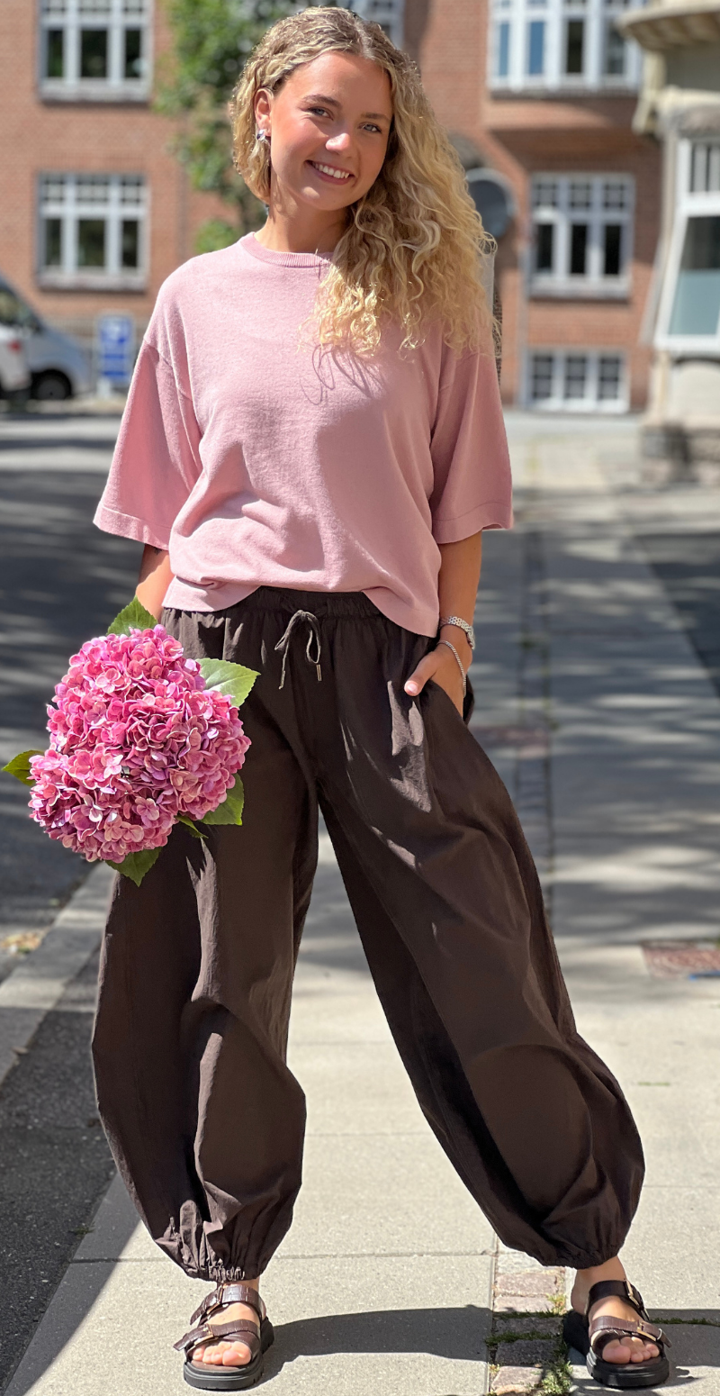 Conny pullover med 3/4 ærmer pale mauve Freequent