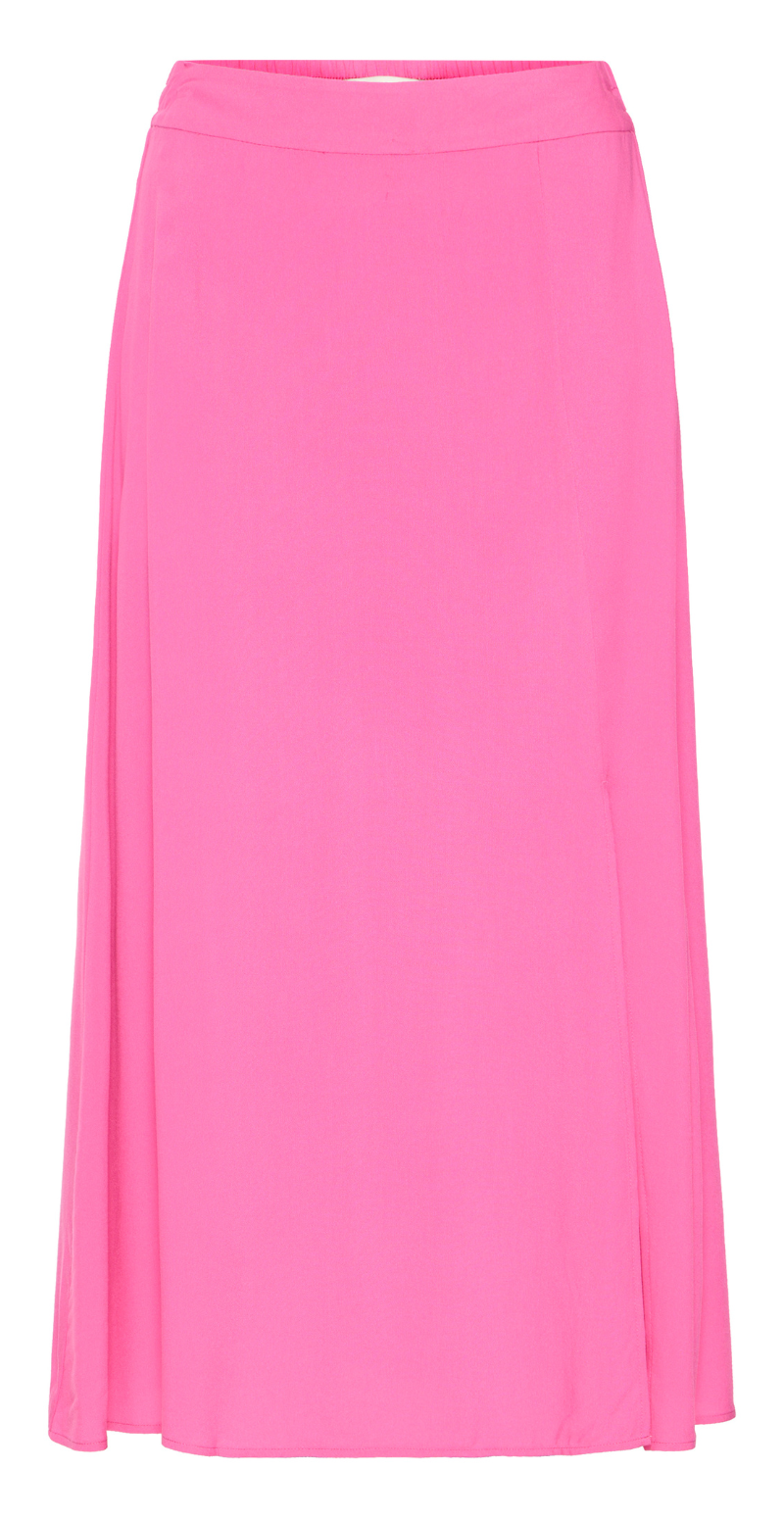 Joella midi skirt med slids raspberry rose B.young