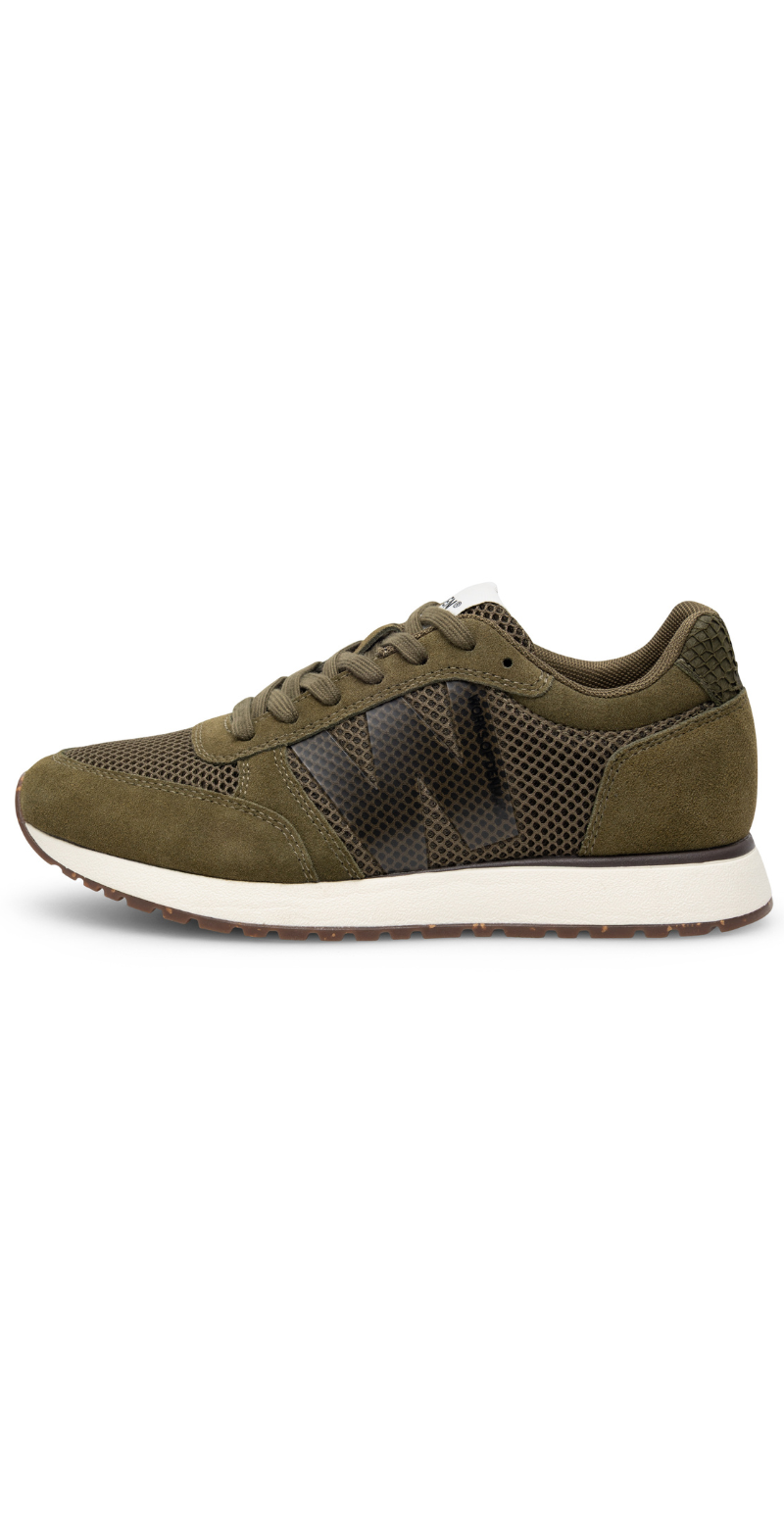 Ronja icon sneakers dark olive Woden