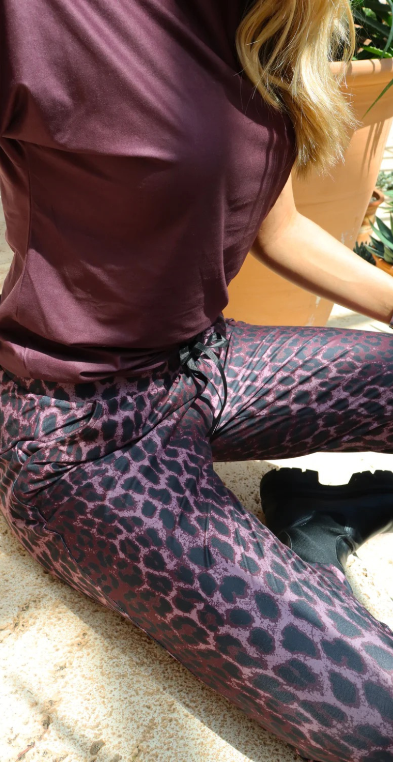 Alma bukser bordeaux leo