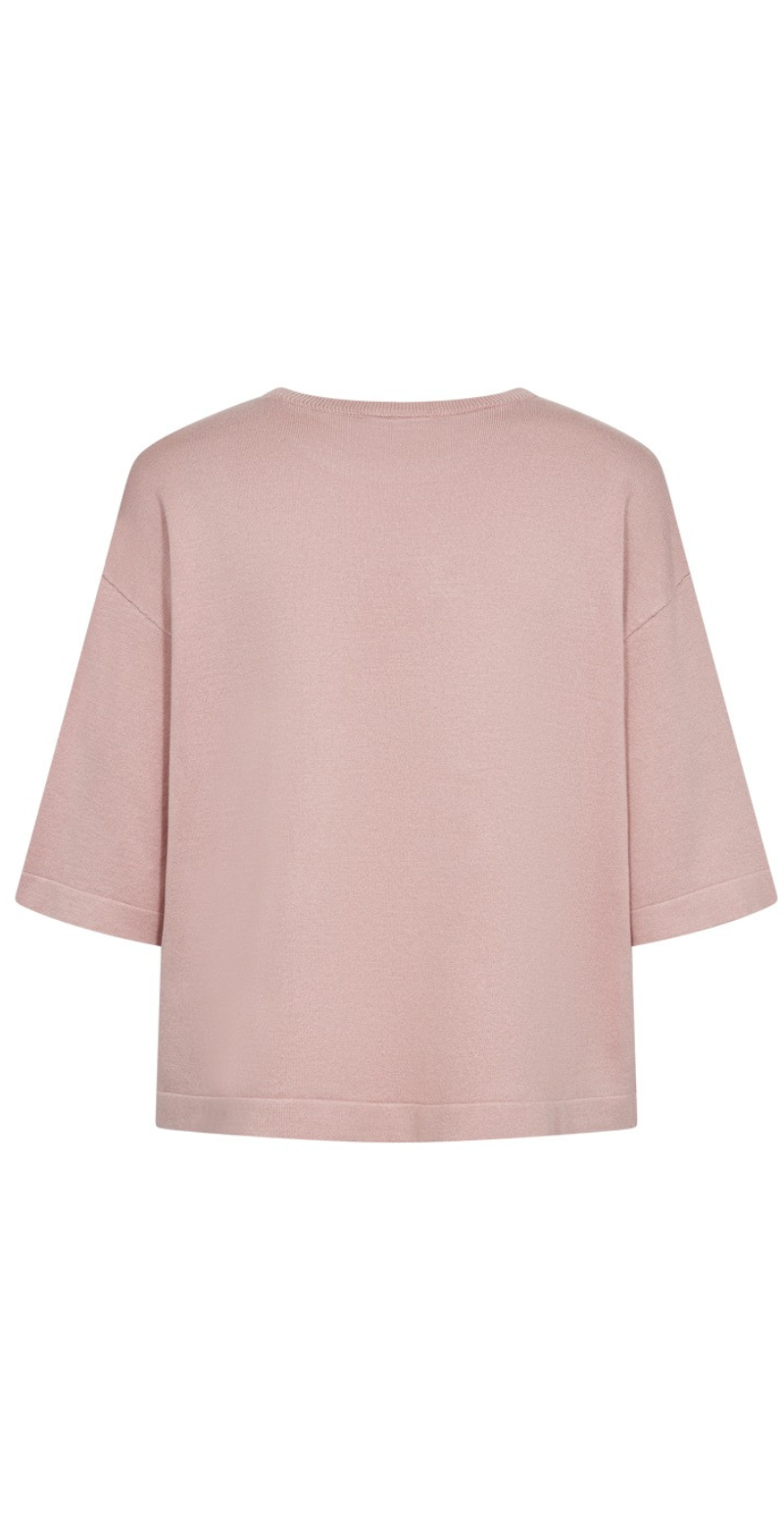 Conny pullover med 3/4 ærmer pale mauve Freequent