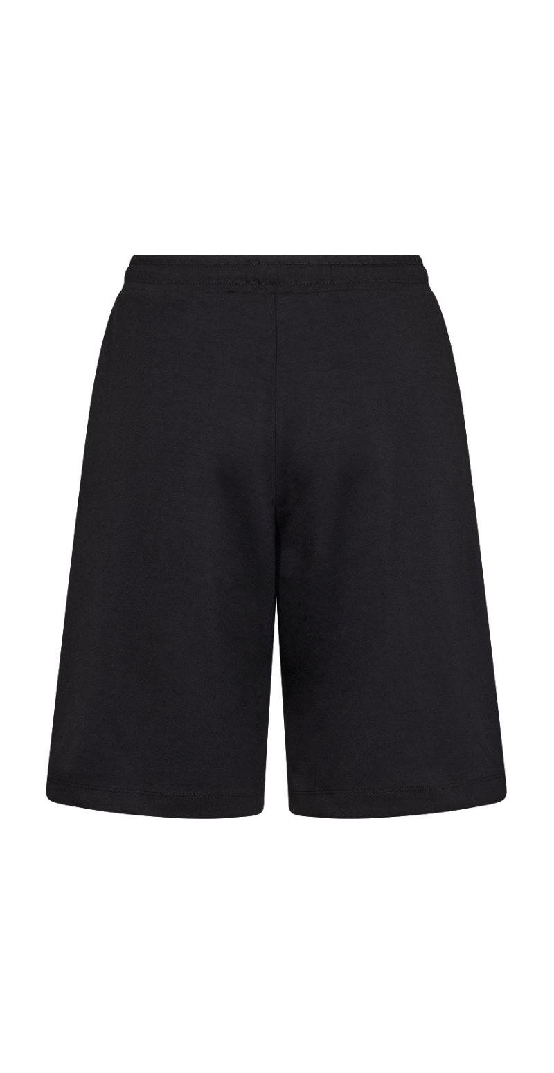 Julia shorts med bindebånd i taljen sort LikeLondon