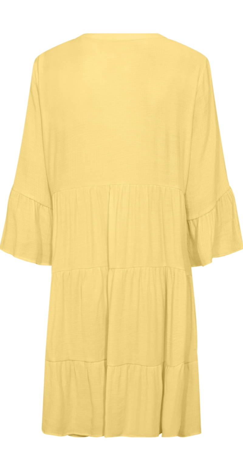 Vigge kjole med v-hals popcorn