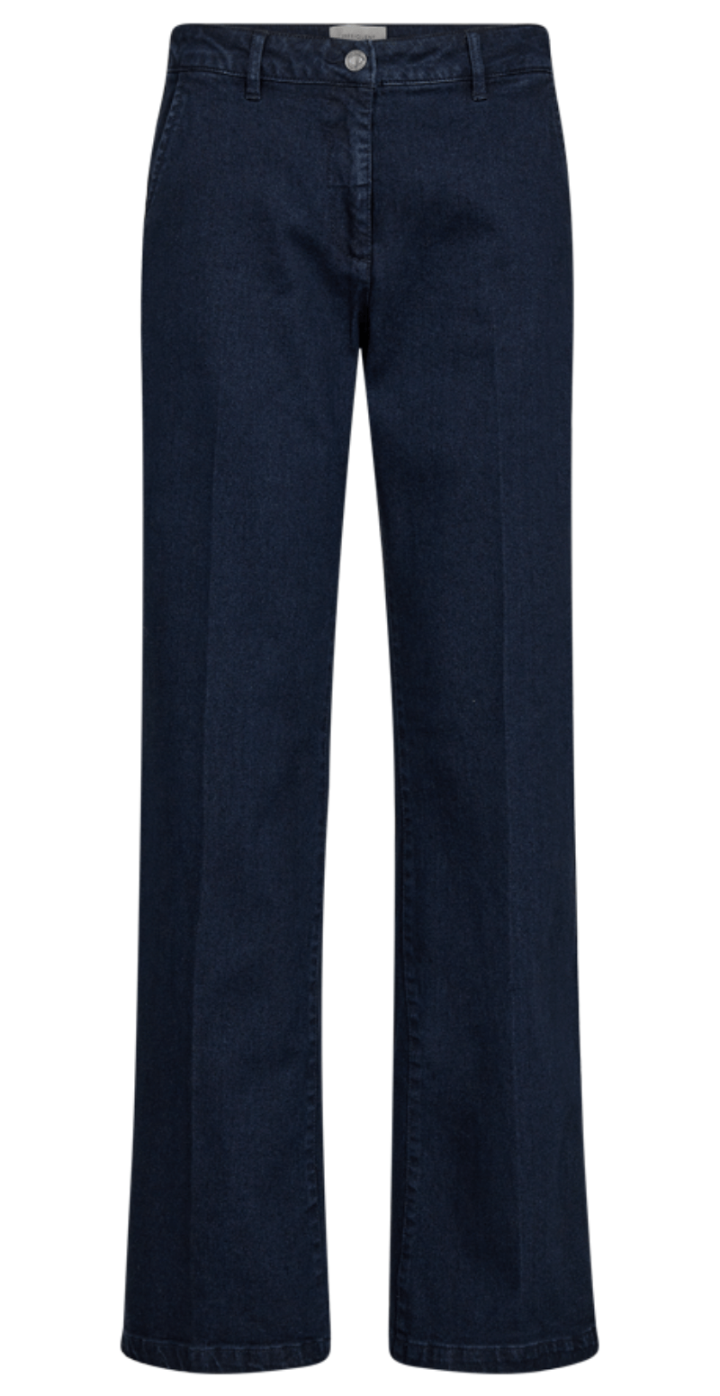 Isodoro denim bukser dark blue denim