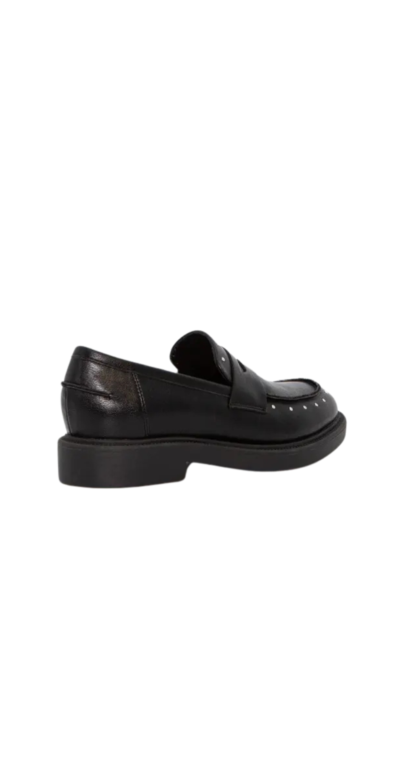 Loafers med nitter sort