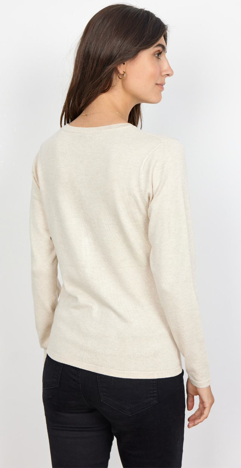 Dollie Cardigan Creme Soyaconcept