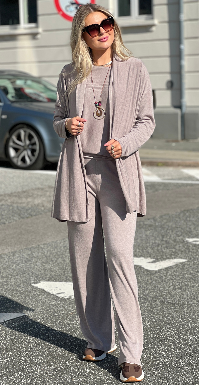 Elena cardigan fango LikeLondon