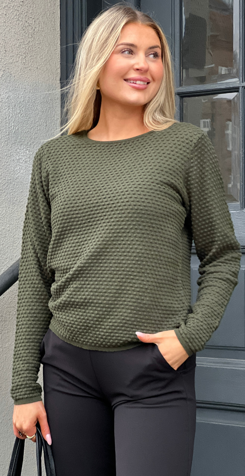 Dottie pullover kombu green Freequent