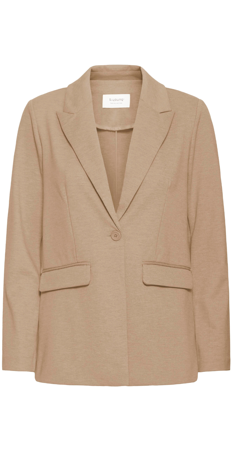 Rizetta blazer long woodsmoke melange B.young