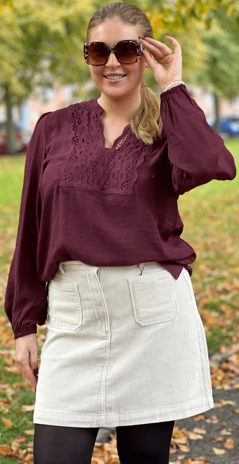 Shu bluse bordeaux