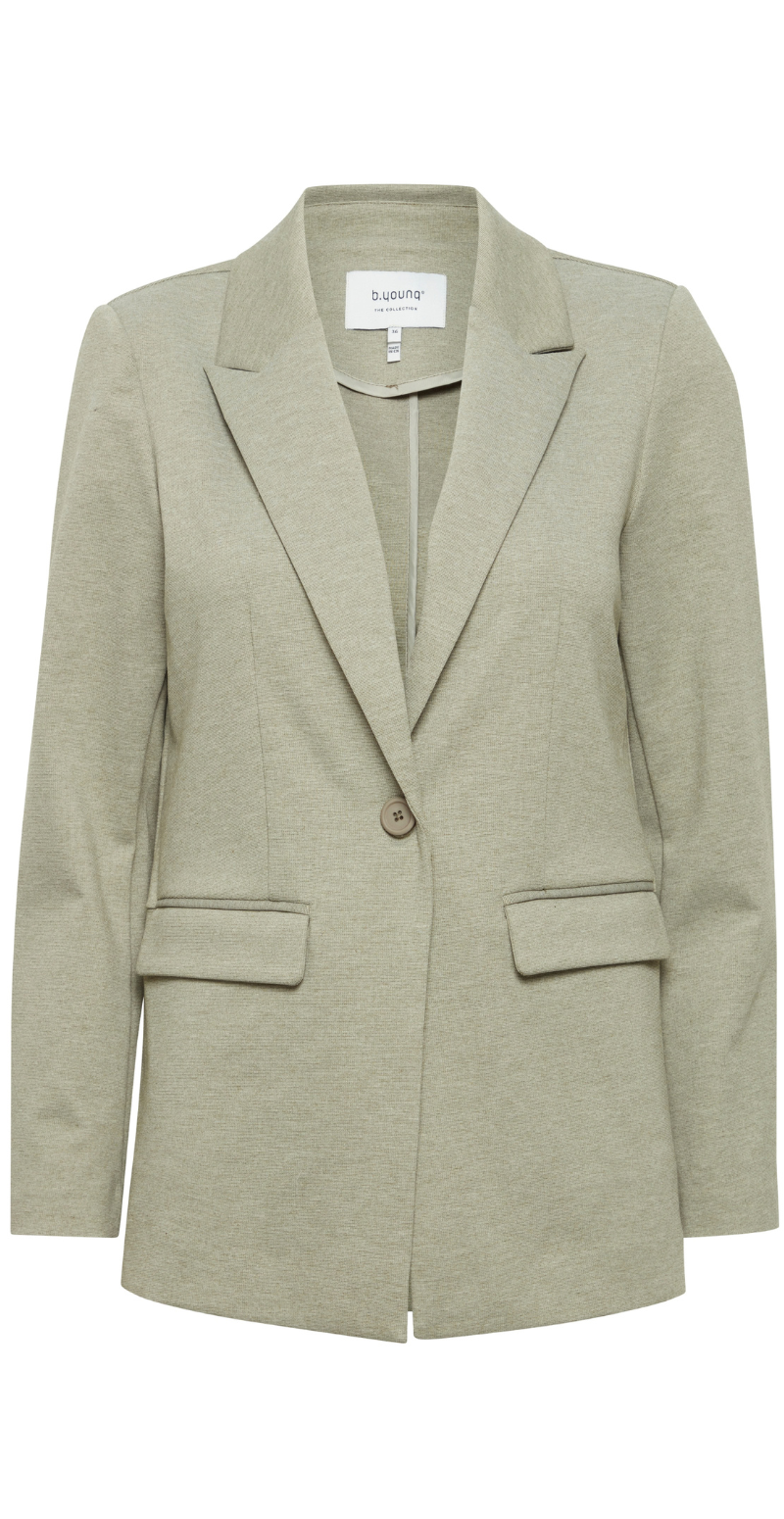 Rizetta blazer long aloe melange B.young