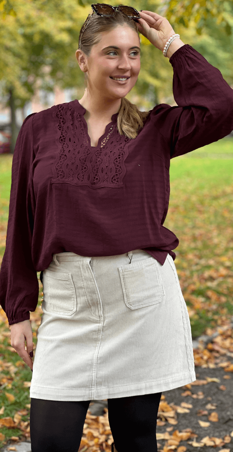 Shu bluse bordeaux
